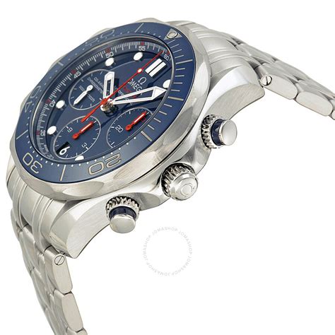 omega seamaster blue chronograph|best price Omega Seamaster uk.